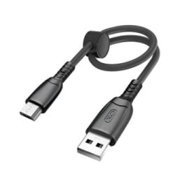 XO Câble USB vers Micro USB 6A Transfert De Données 480Mbps 25cm Noir