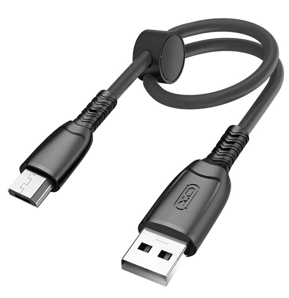 XO Câble USB vers Micro USB 6A Transfert De Données 480Mbps 25cm Noir