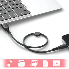 XO Câble USB vers Micro USB 6A Transfert De Données 480Mbps 25cm Noir — image 3