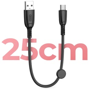 XO Câble USB vers Micro USB 6A Transfert De Données 480Mbps 25cm Noir — image 5