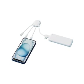 XOOPAR Câble de Charge USB A/microUSB/USB C/Lightning 2.1A 15cm Universel Blanc — image 2