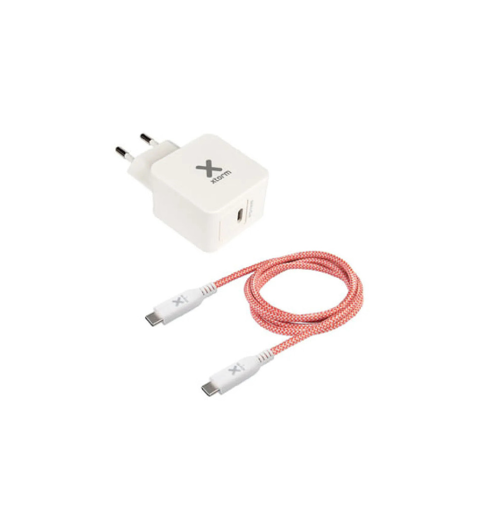 Xtorm Adaptateur secteur + Câble USB-C PD Blanc