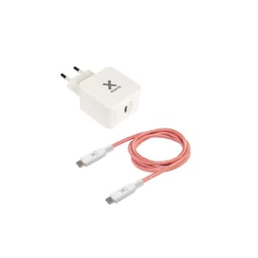 Xtorm Adaptateur secteur + Câble USB-C PD Blanc