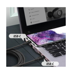 Xtorm Câble USB Type C Vers USB-C Power Delivery 100W Charge / Synchro 2m Noir