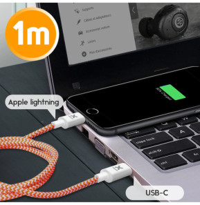 Xtorm Câble USB-C vers Lightning (1m) Rouge
