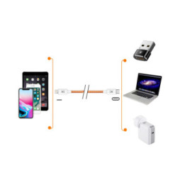Xtorm Câble USB-C vers Lightning (1m) Rouge