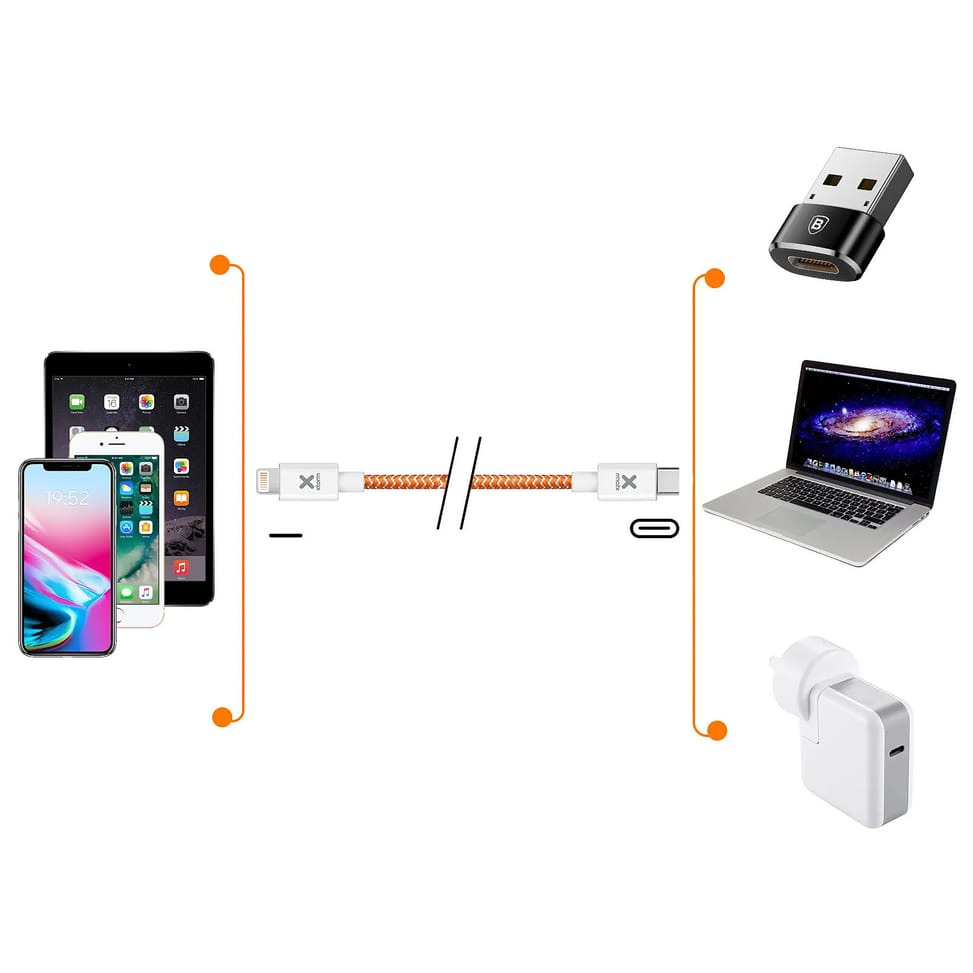 Xtorm Câble USB-C vers Lightning (1m) Rouge — image 5