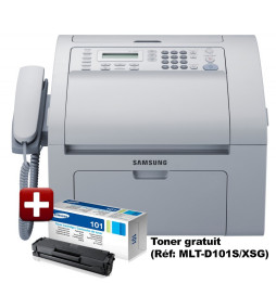 Samsung SF-760P : Fax multifonction laser monochrome (SF-760P/XSG) + Toner gratuit (MLT-D101S/XSG)