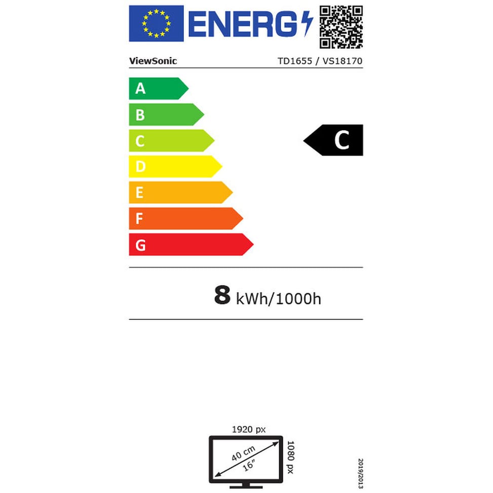 ViewSonic 15.6" LED Tactile - TD1655 — image 2