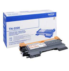 Toner haute capacité Brother noir 2600 pages (TN2220)