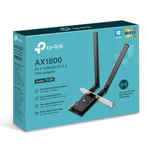 Adaptateur PCIe Bluetooth 5.2 WiFi 6 AX1800 TP-LINK Archer TX20E — image 2