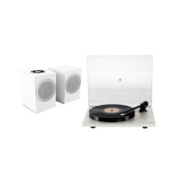 Cabasse Rialto Blanc Satin + Rega Planar 1 Blanc Mat