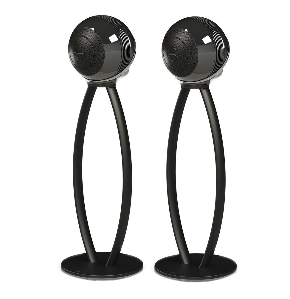 Cabasse The Pearl Akoya Noir (la paire) + 2 pieds noirs
