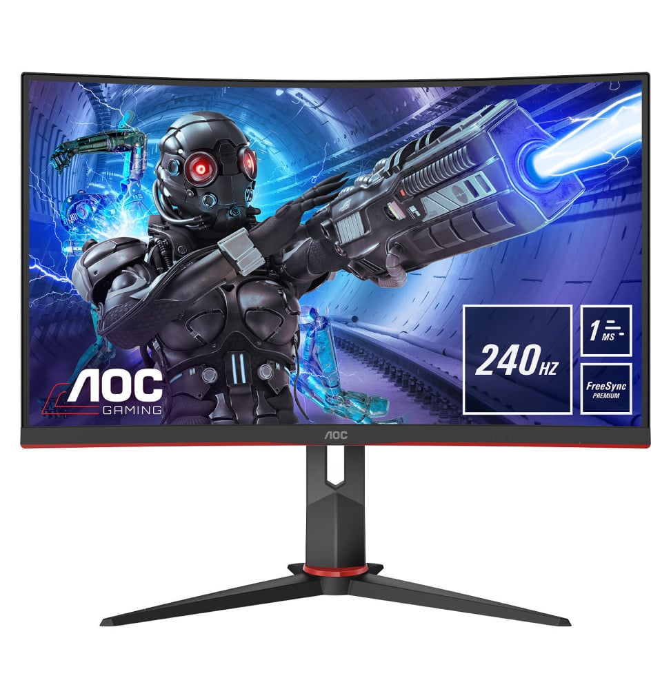 شاشة ألعاب منحنية AOC C32G2ZE مقاس 31.5" بدقة Full HD و240 Hz — صورة 1