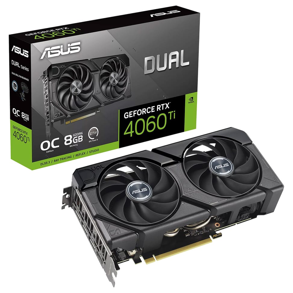 ASUS Dual GeForce RTX 4060 Ti EVO OC Edition 8GB — image 1