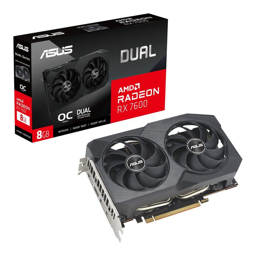 ASUS Radeon RX 7600 DUAL O8G — image 1