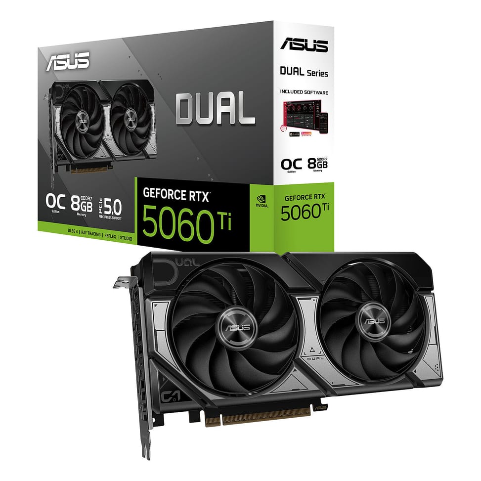 ASUS Dual GeForce RTX 5060 Ti OC Edition 8GB — image 1