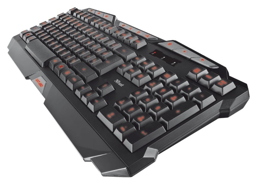 Clavier à touches rétro-éclairées Trust Gaming GXT 280 LED illuminated - USB
