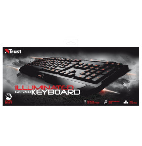 Clavier à touches rétro-éclairées Trust Gaming GXT 280 LED illuminated - USB