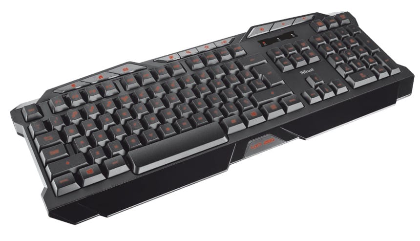Clavier à touches rétro-éclairées Trust Gaming GXT 280 LED illuminated - USB
