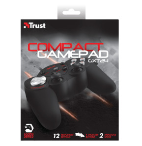 Gamepad Trust avec mode Turbo fire pour les PC fixes et poratbles - USB