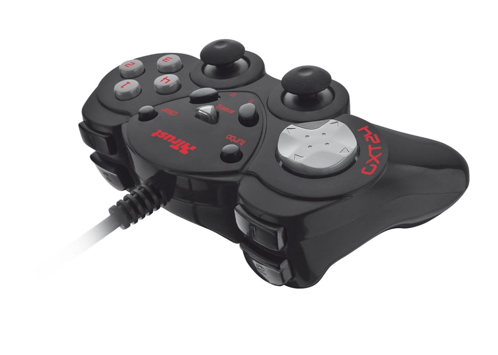 Gamepad Trust avec mode Turbo fire pour les PC fixes et poratbles - USB
