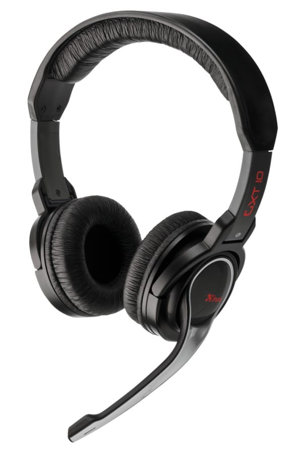 Casque-micro Gaming Trust GXT 10 avec micro réglable - 3.5 mm jack