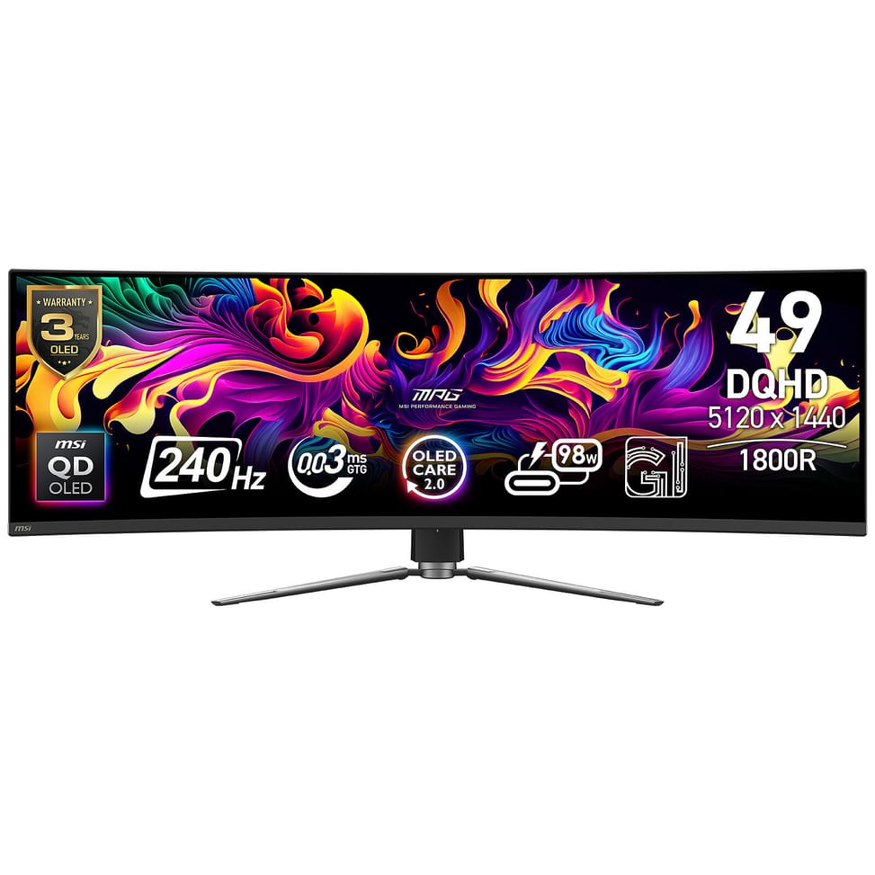 MSI 49" LED - MPG 491CQPX QD-OLED — image 1