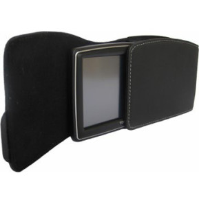 TomTom Housse de transport en cuir noir 5"