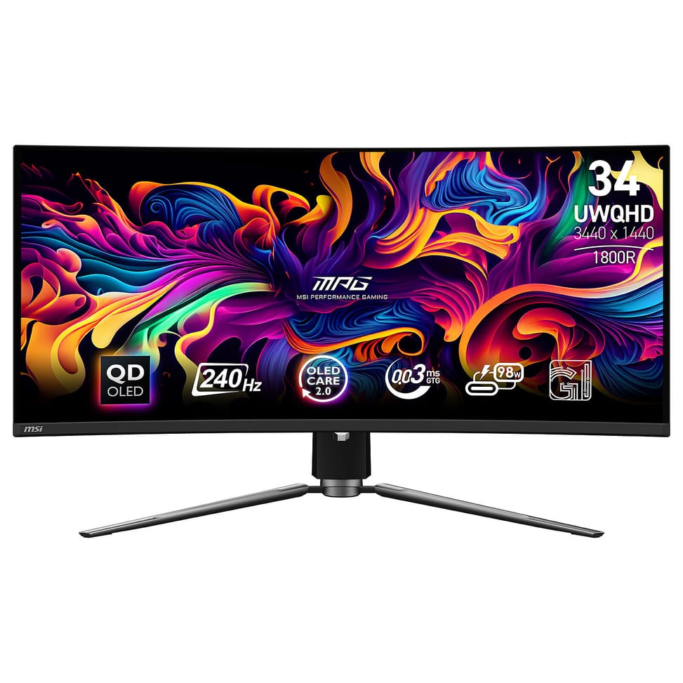 MSI 34" OLED - MPG 341CQPX QD-OLED — image 1