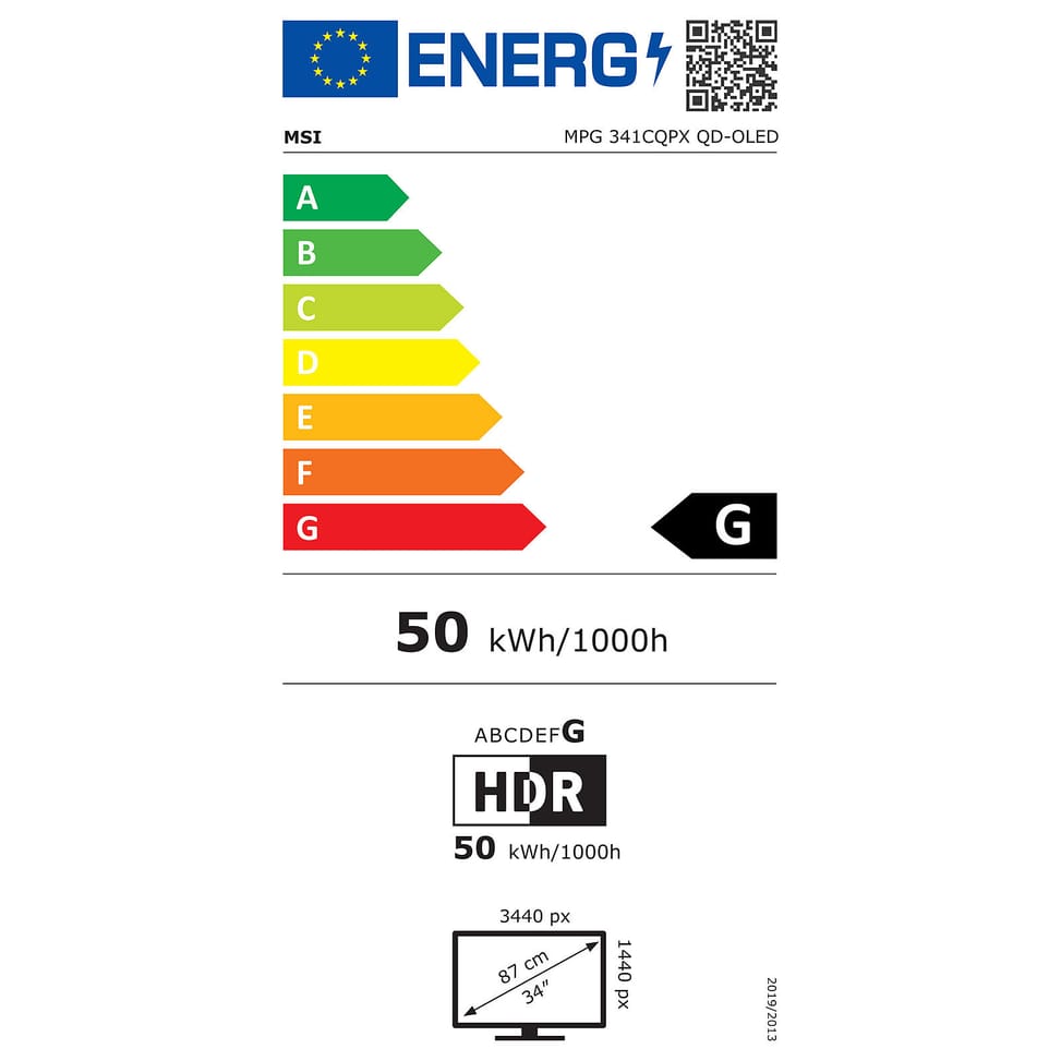 MSI 34" OLED - MPG 341CQPX QD-OLED — image 5