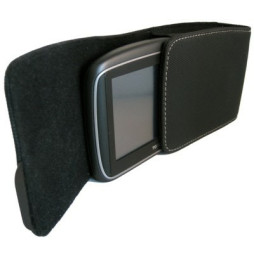 TomTom Housse de transport en cuir noir 5"