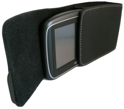TomTom Housse de transport en cuir noir 5"