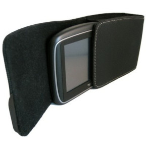 TomTom Housse de transport en cuir noir 5"