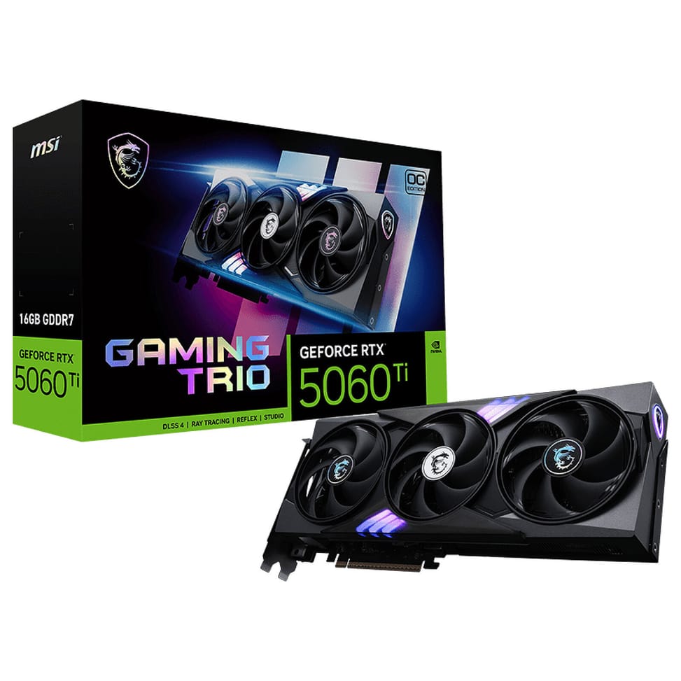 MSI GeForce RTX 5060 Ti 16G GAMING TRIO OC — image 1