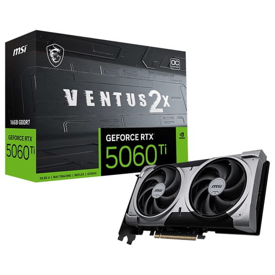 Carte Graphique MSI GeForce RTX 5060 Ti 16G VENTUS 2X OC PLUS