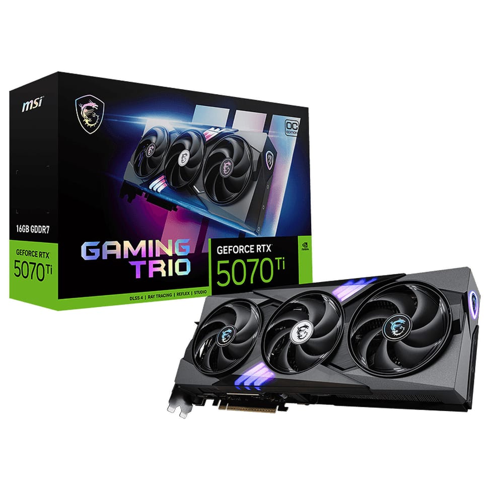 MSI GeForce RTX 5070 Ti 16G GAMING TRIO OC — image 1