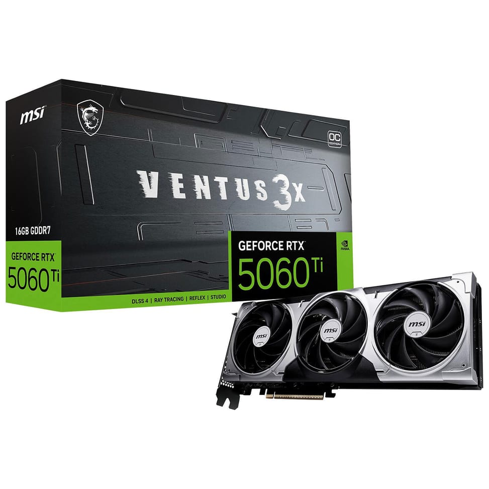 MSI GeForce RTX 5060 Ti 16G VENTUS 3X OC — image 1