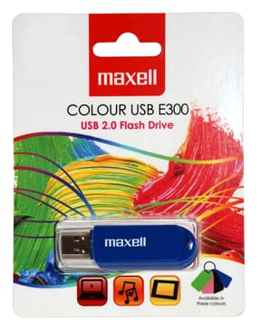 Clé USB Maxell E300 - 8 GB Bleu — image 2