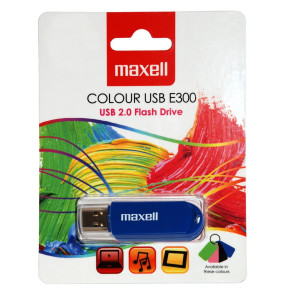Clé USB Maxell E300 - Bleu 4GB
