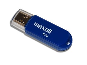 Clé USB Maxell E300 - 8 GB Bleu