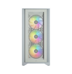 Corsair iCUE 4000X RGB Tempered Glass (Blanc)