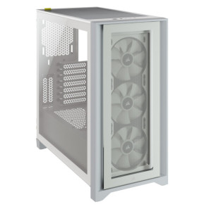 Corsair iCUE 4000X RGB Tempered Glass (Blanc)