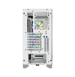 Corsair iCUE 4000X RGB Tempered Glass (Blanc)