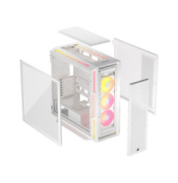 Corsair iCUE 5000T LX RGB (Blanc)