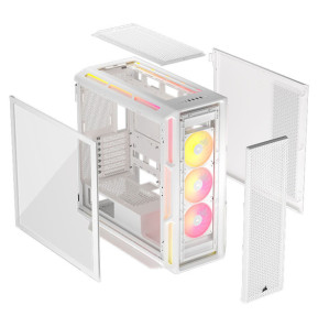 Corsair iCUE 5000T LX RGB (Blanc)
