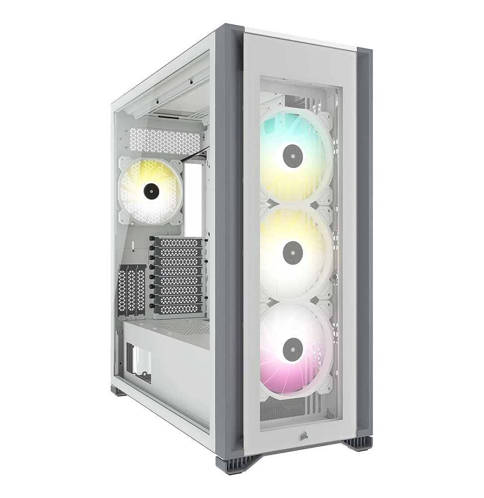 Corsair iCUE 7000X RGB Tempered Glass (Blanc)