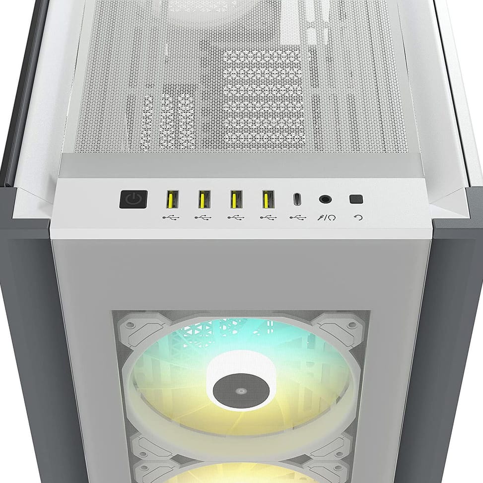 Corsair iCUE 7000X RGB Tempered Glass (Blanc) — image 4