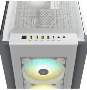 Corsair iCUE 7000X RGB Tempered Glass (Blanc)