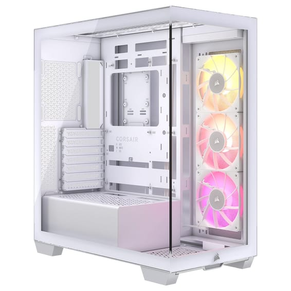 صندوق حاسوب Corsair iCUE LINK 3500X ARGB (أبيض)